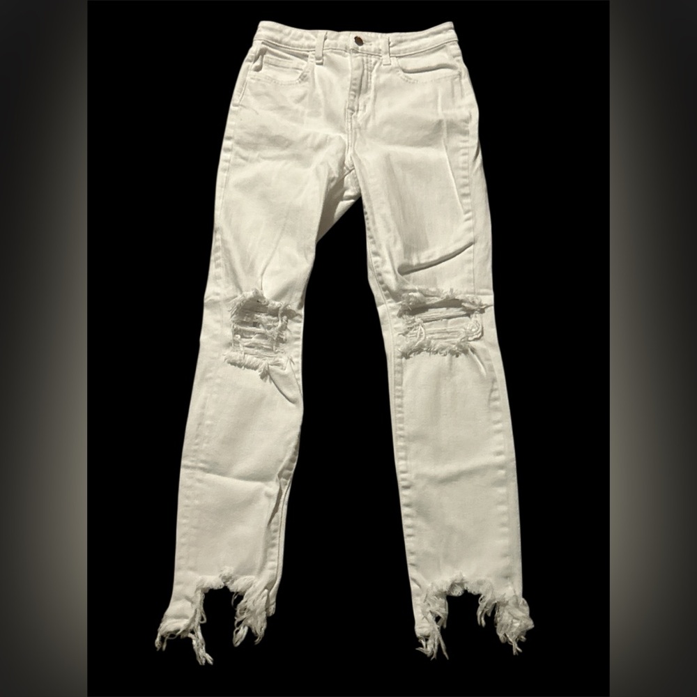 L’agence distressed jeans size 25